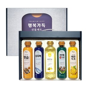 프리미엄 선물세트 행복한선물 5호, 5세트, 500ml