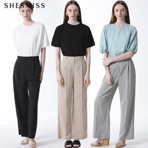 쉬즈미스 쉬즈미스(SHESMISS) 원턱 린넨 팬츠 (택가격: 178000원)