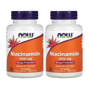 나우푸드 나이아신아마이드 1000mg 타블렛, 2개, 90정