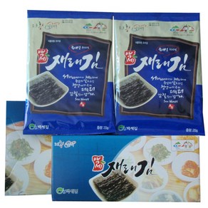 설선물 전장 조미 맛김 재래김 파래김 1BOX 8봉, 파래맛김, 8개