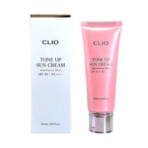 CLIO DUAL TONUP SUN CREAM 클리오 듀얼 톤업 선크림 60ml 수분선크림과 톤업 선크림이 하나로, 1개