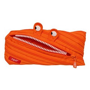 ZIPIT Monste Pencil Case Oange ZIPIT 몬스터 필통 오렌지, 1개