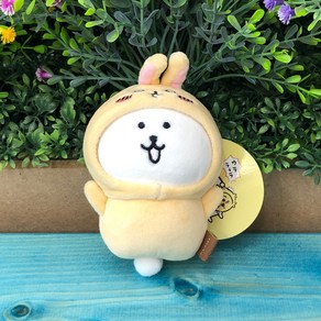 우사기 토끼 모자를 쓴 농담곰 인형 키링 10cm, 1개, 단품