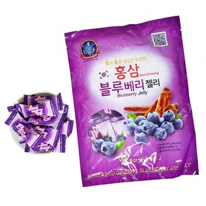 주전부리 간식 홍삼 블루베리 젤리, 300g, 3개