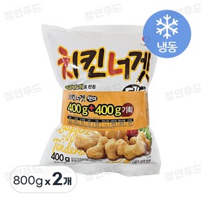 마니커에프앤지 치킨너겟텐더 400g+400g(번들), 800g, 2개