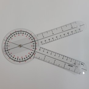 고니오미터 Goniomete 임상용 고니오메타 ROM 관절각도기 20cm, 1개