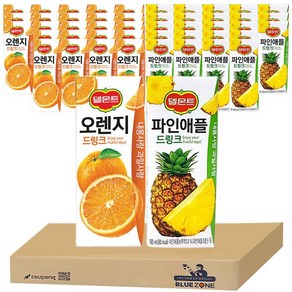 델몬트 오렌지190ml 24팩+파인애플190ml 24팩 세트