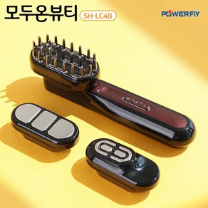 모두온뷰티 3 in 1 EMS 얼굴 두피 바디 피부 마사지기 갈바닉 미세전류 LED