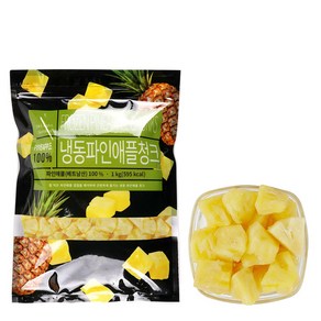 딜라잇가든 냉동 파인애플(베트남) 1kg x 10, 1kg(1개), 10개