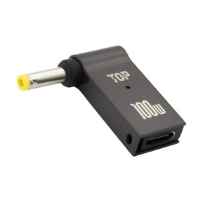 USB C타입 PD to DC 4.0x1.7 100W 노트북 충전 젠더 HT-CL028, 1개