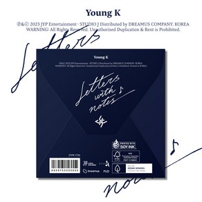 영케이 (Young K/DAY6) / Letters with notes Digipack Ver (JYPK1726)