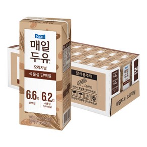 매일유업 매일두유 식이섬유, 190ml, 24개