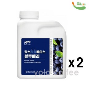 흥국 맘스리얼베이스 블루베리 1kg(아이스포장)