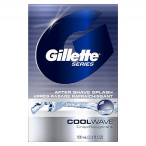 질레트 시리즈 애프터 쉐이빙 100ml 스플래쉬 쿨 웨이브 Gillette Seies Cool Wave Afte Shave 3.3 fl oz, 1세트