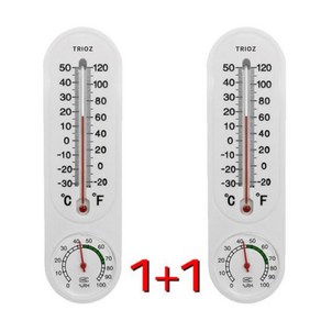 결로방지 플라스틱 온도계 습도계 섭씨 영하 30~영상50도까지 측정