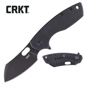 CRKT 씨알케이티 나이프 공식수입정품 필라 라지 블랙 5315KS 접이식 블레이드 텍티컬 캠핑칼 백패킹 군용, 1개