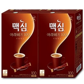 맥심 아라비카 100 커피믹스, 11.8g, 100개입, 2개