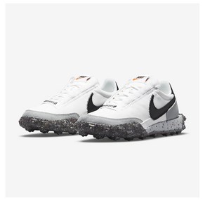 나이키 헬리오스 화이트블랙 여성 스파이크리스 골프화 Nike Waffle Racer Crater white/black