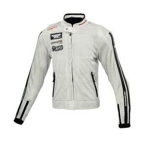 바이크 여름자켓 메쉬 오토바이 라이딩 상의 코미네 JK-0143 SILVER, SILVER-3XL