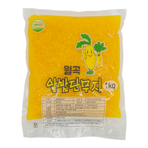 월곡 알밥 단무지, 1kg, 4개