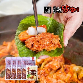 [참다른] 춘천직송 국내산 순살 춘천닭갈비 500g x 4팩+우동사리, 4개