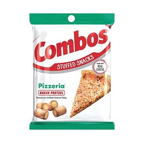 콤보스 Combos Pizzeia 프레즐 베이크드 스낵 6.3-oz 백, 1개