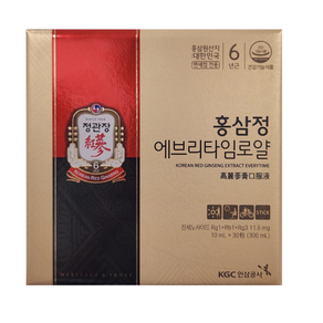 (쇼핑백포함)정관장 홍삼정 에브리타임로얄 10ml 30포, 300ml, 1개