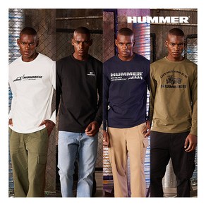 [험머] HUMMER 24FW 남성 SORONA® 기모 티셔츠 4종