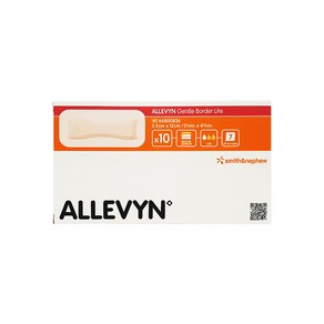 알레빈 젠틀보더 전사이즈 ALLEVYN GENTLE BORDER, 1개, 라이트 5.5CM X 12CM 10매