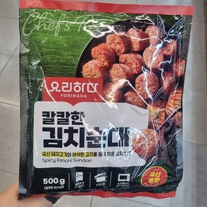 요리하다 칼칼한 김치순대 500g, 아이스팩 포장, 1개