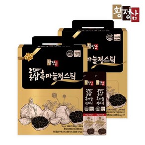 황정삼 황정삼 홍삼 흑마늘 농축스틱 100포×2박스, 1kg, 2박스