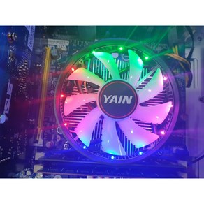 cpu led쿨러 1155 1156 인텔시피유쿨러LED RGV 무지개 5가지, YC-700LED RGV무지개 3PIN, YC-700LED, 1개