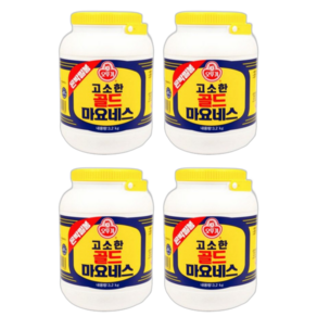 오뚜기 은박밀봉 업소용 대용량 마요네즈, 4개, 3.2kg