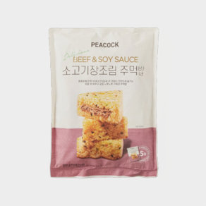 피코크소고기장조림주먹밥500g, 1개, 500g