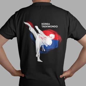 한국 태권도 티셔츠-Korea Taegkwondo 한국기념품