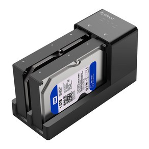 오리코 2 베이 USB 3.0 HDD 클론 도킹스테이션 6528US3, 1개