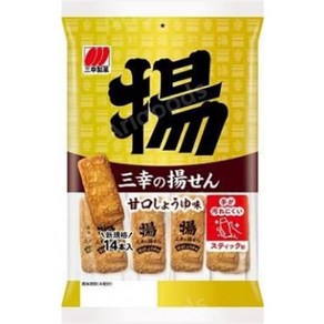 일본 산코제과 아게 센베이 쇼유 달콤한 간장맛 14개입 x 12개