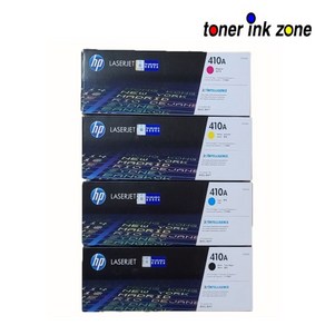 HP No.410A CF410A BLACK / CF411A CYAN / CF412A YELLOW / CF413A MAGENTA 정품토너, 1.CF410A, 1개