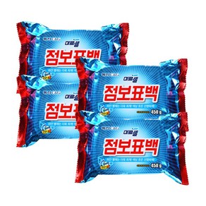 마르셀 점보표백 세탁비누 450g, 4개