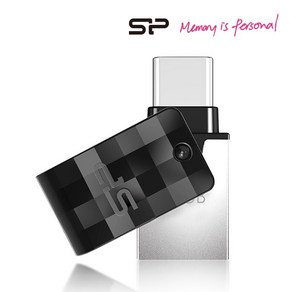 [실리콘파워] USB Mobile C31 Dual Type-C OTG [32GB/실버], 0GB