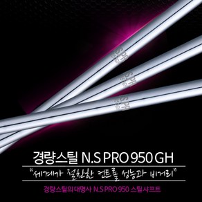 브라더스골프 NS PRO 950 GH 경량스틸 아이언 샤프트 강도선택, 5번 R, 1개