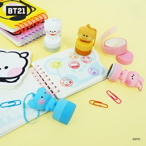 BT21 minini 미니니 피규어 스탬프 베이비 도장 다이어리 꾸미기 굿즈, 1개, CHIMMY