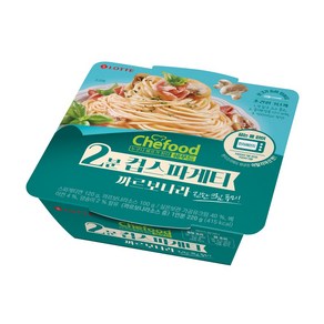 Chefood 2분 컵스파게티 까르보나라, 1개, 220g