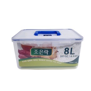 네오플 조은락 투명 밀폐 7L ~ 12L 업소용 반찬통 김치통, 1개