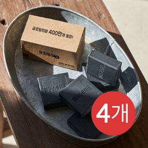 두피중심 키쿠보시 지성 두피 고체샴푸 비누, 4개, 30g