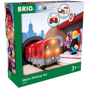 BRIO (브리오) 메트로 레일 웨이 세트 [ 목제 레일 장난감 ] 33513, 단품, 1개