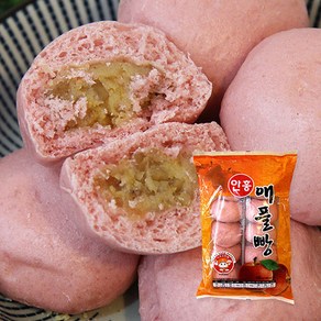 안흥 수제 애플 찐빵 어린이간식 애플빵 (500g 10입) 3봉