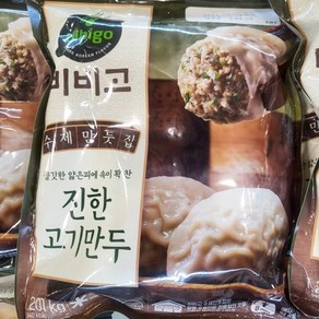 CJ 비비고 진한고기만두 1.2kg, 1개