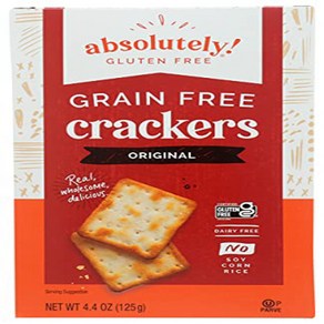 Absolutely Gluten Fee Cackes Oiginal 4.4-Ounce 완전 프리 크래커 오리지널 4.4온스, 124g, 1개