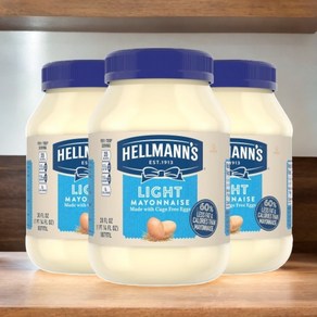 헬만스 Light Mayonnaise, 887ml, 3개